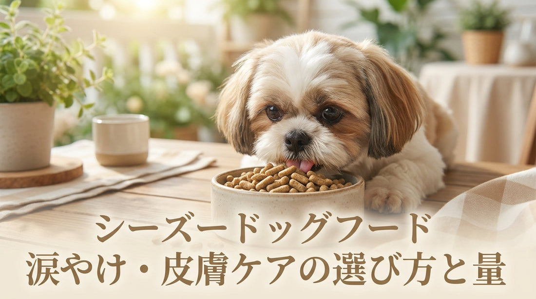 シーズードッグフード 涙やけ・皮膚ケアの選び方と量