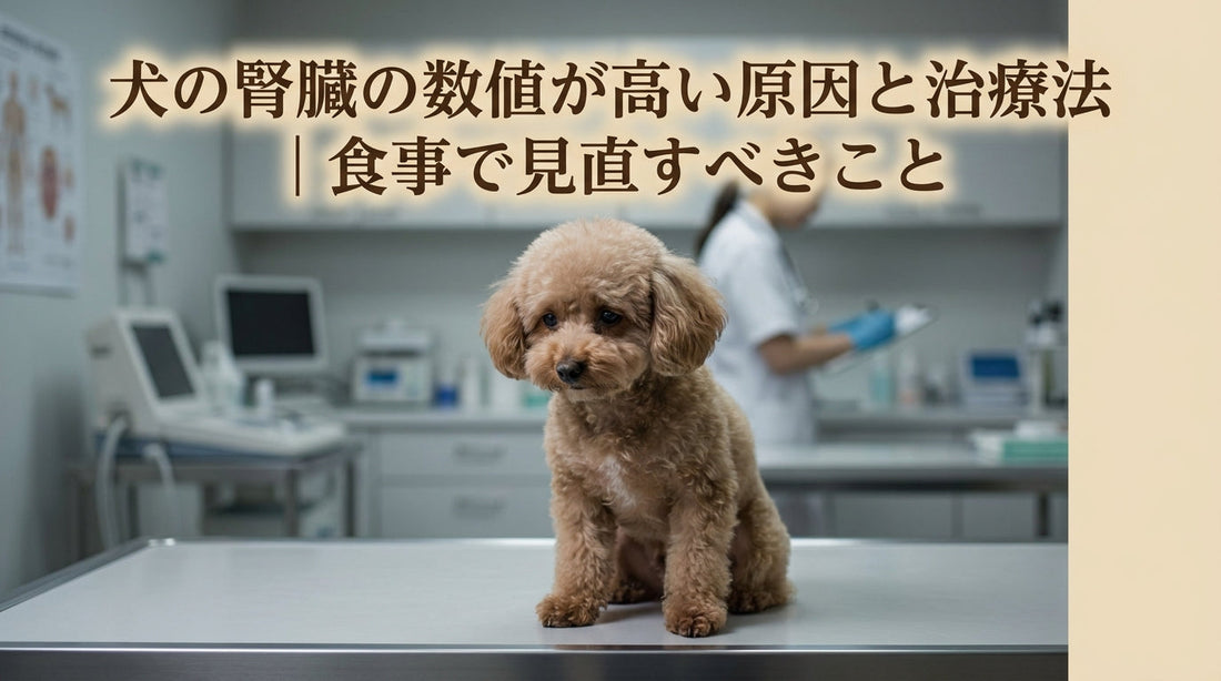 犬の腎臓の数値が高い原因と治療法｜食事で見直すべきこと