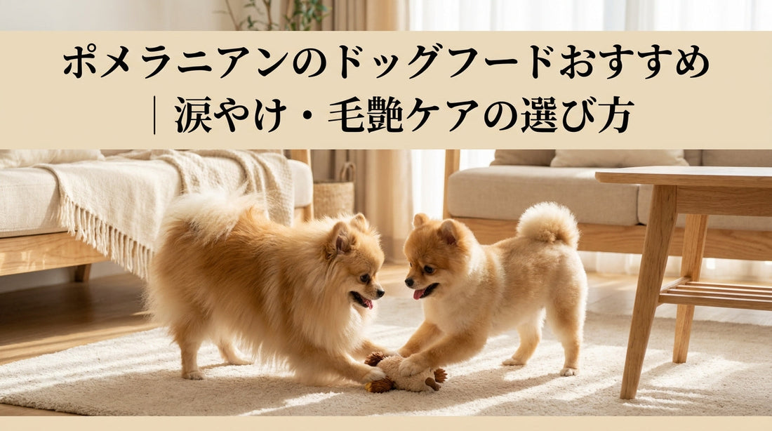 ポメラニアンのドッグフードおすすめ｜涙やけ・毛艶ケアの選び方