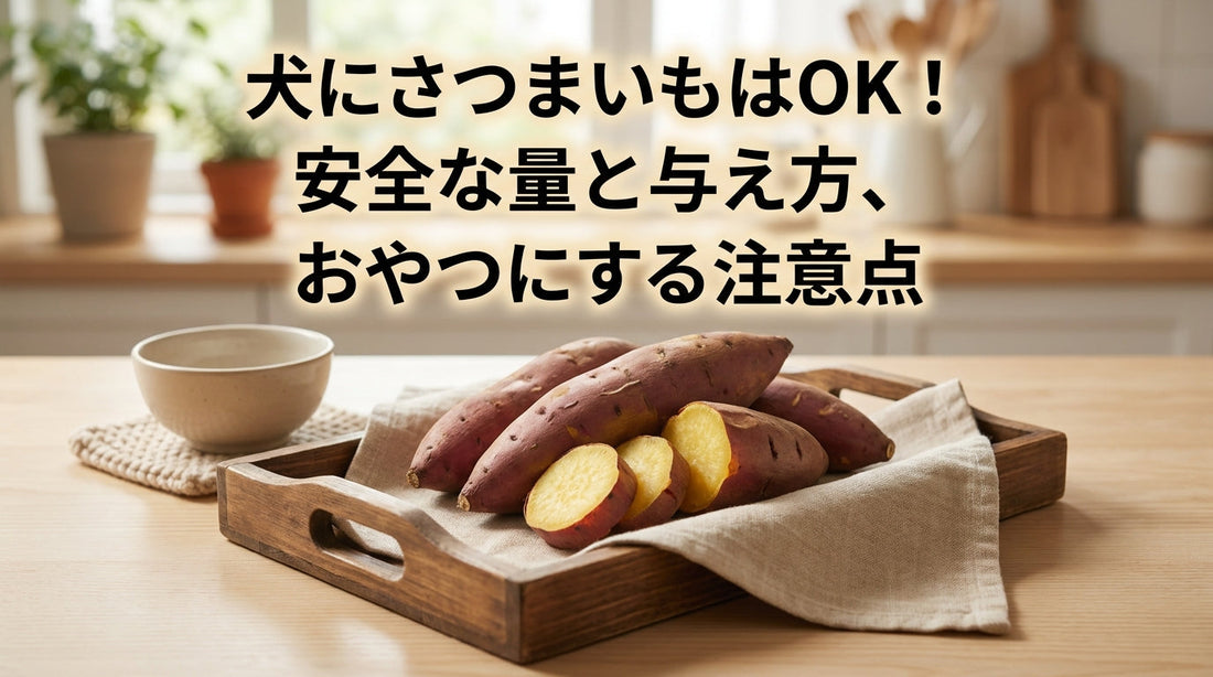 犬にさつまいもはOK！安全な量と与え方、おやつにする注意点